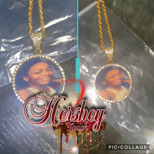 Load image into Gallery viewer, Circle Necklace with Rhinestones
