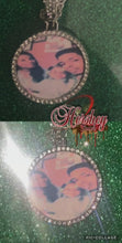 Load and play video in Gallery viewer, Circle Necklace with Rhinestones
