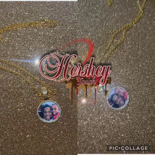 Load and play video in Gallery viewer, Circle Necklace with Rhinestones

