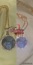 Load and play video in Gallery viewer, Circle Necklace with Rhinestones
