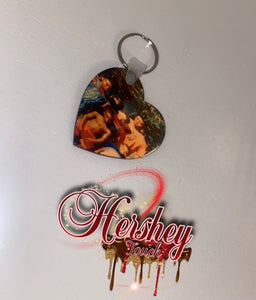 Heart keychain