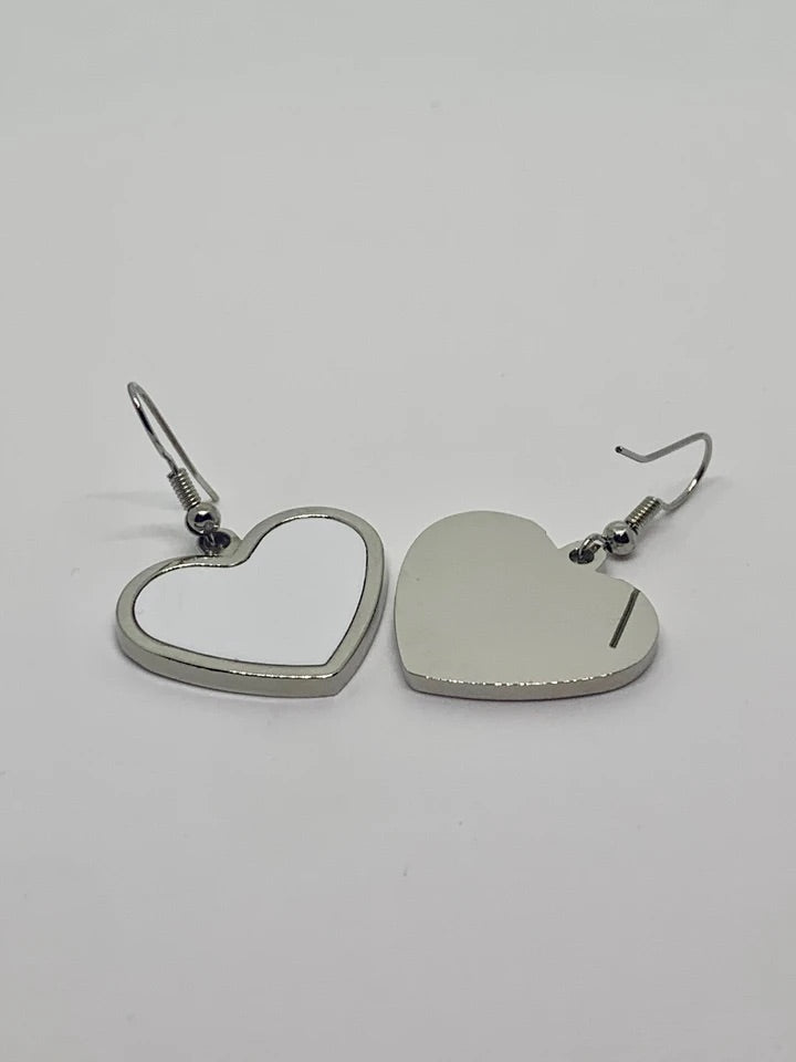 Kid heart earrings