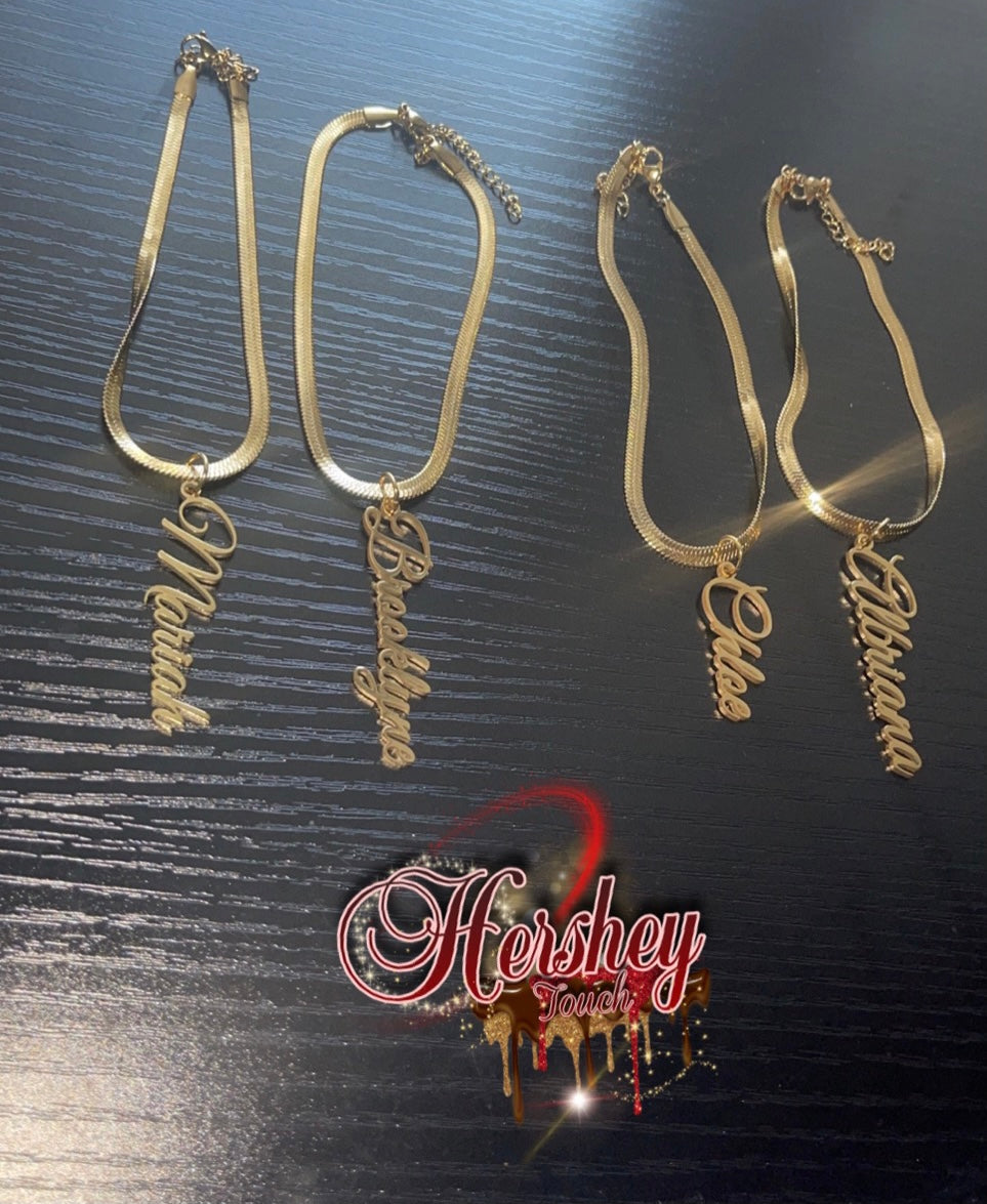 Anklet with name