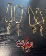 Anklet with name